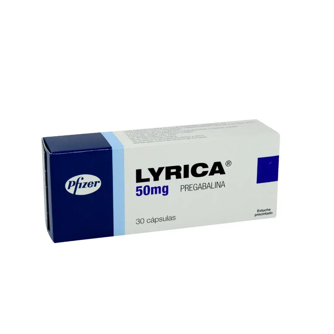 Lyrica Pregabalina 50 Mg X 30 Capsulas