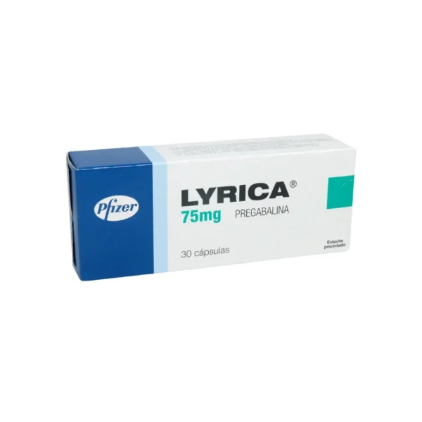 Lyrica Pregabalina 75 Mg X 30 Capsulas