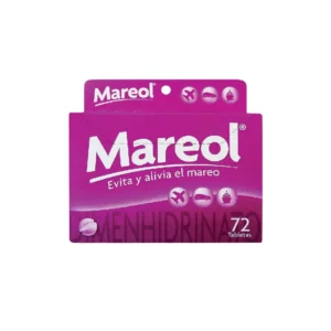 Mareol Dimenhidrinato 72 Tabletas