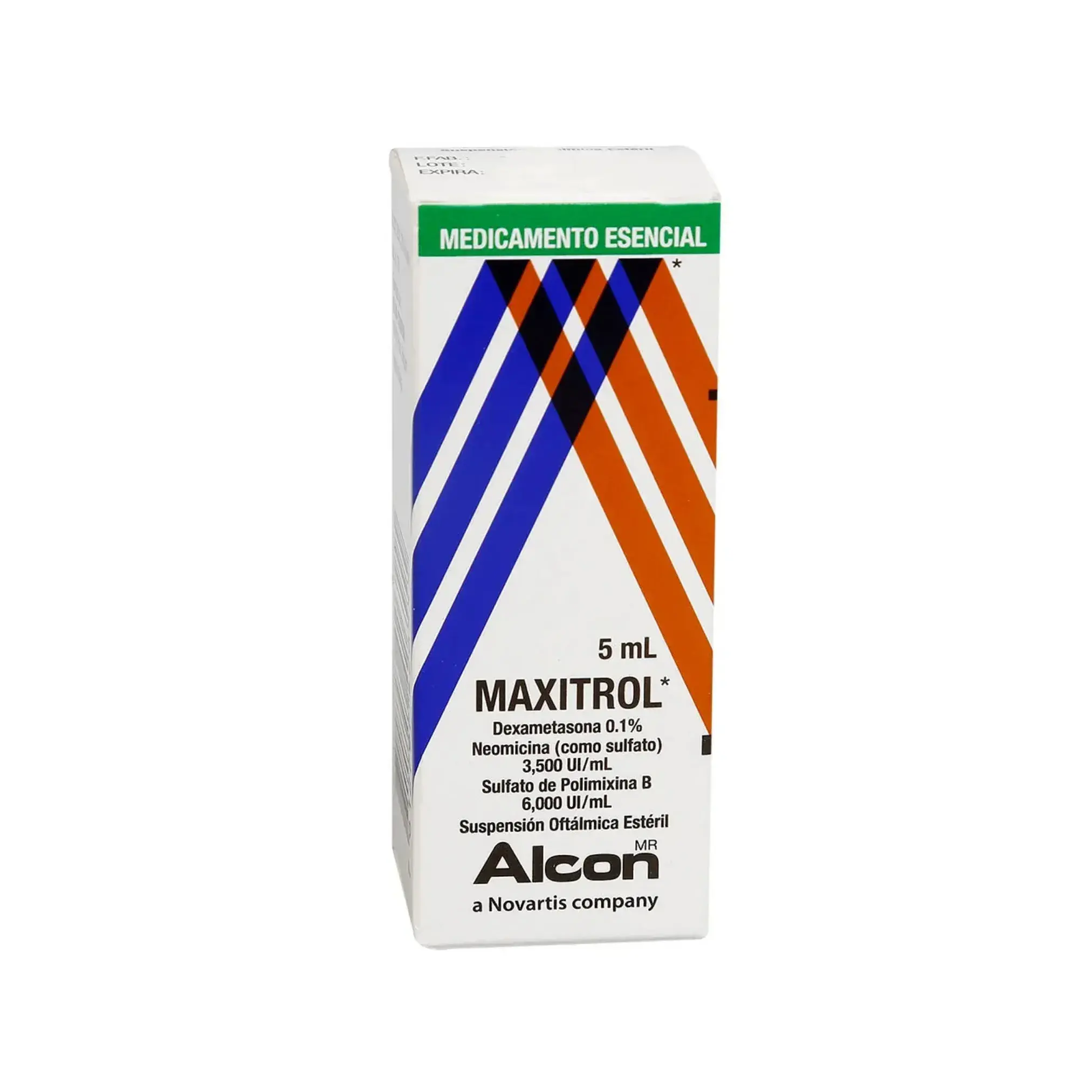 Maxitrol Neomicina + Polimixina + Dexametasona Suspension X 5 Ml