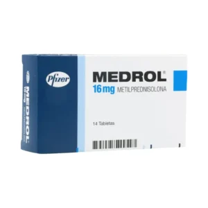 Medrol Metilprednisolona 16 Mg X 14 Tabletas