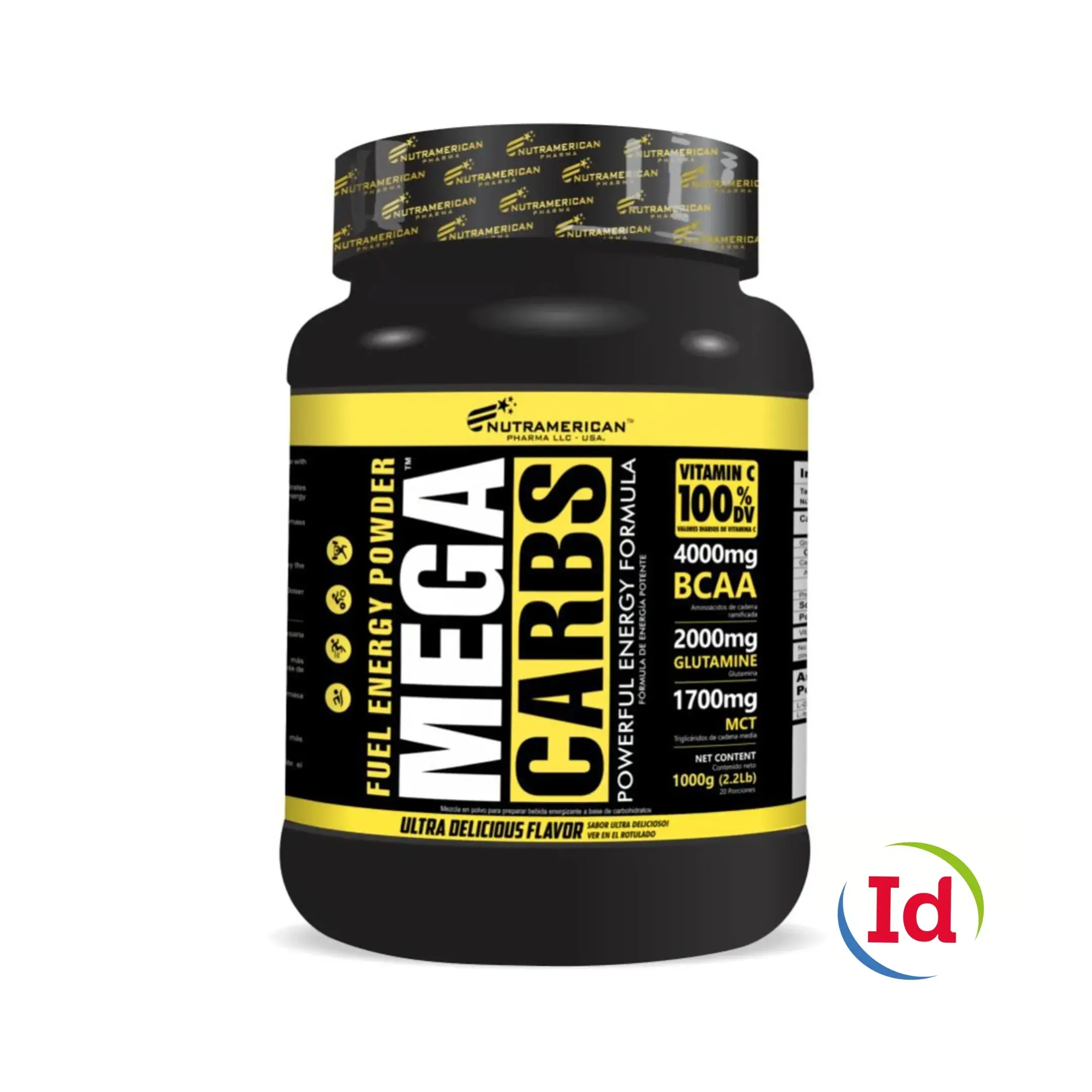 Mega Carbs Limon-Cereza-Coco X 1000 Gramos