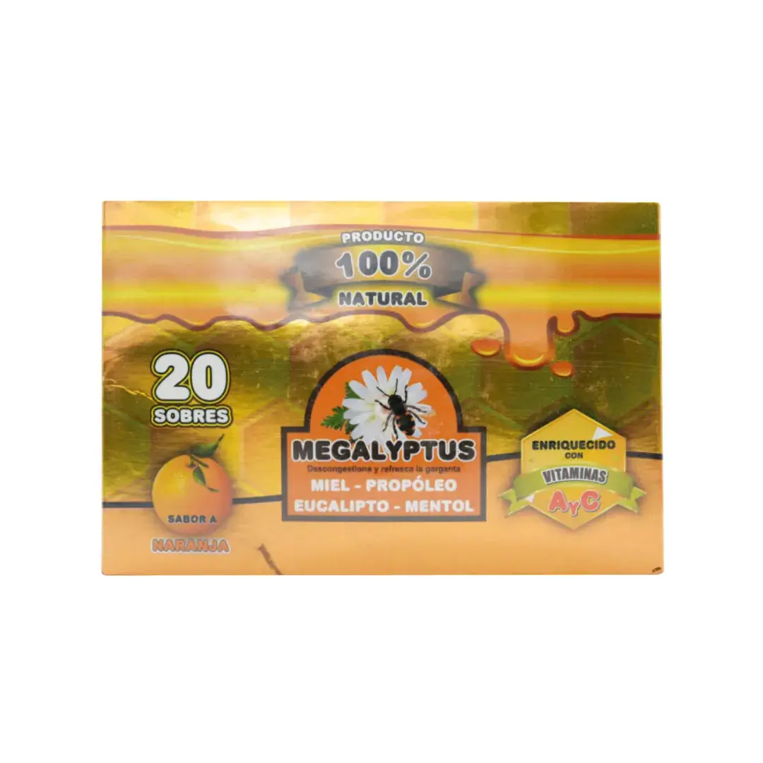 Megalyptus Naranja 400Mg 80 Unidades