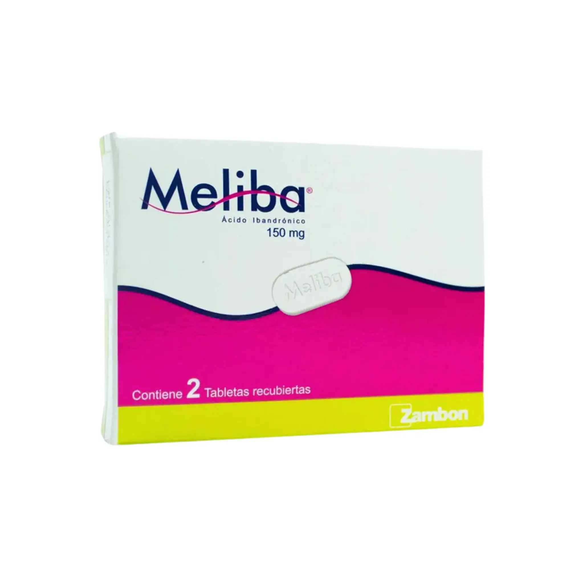 Meliba Acido Ibandronico 150Mg X 2 Tabletas