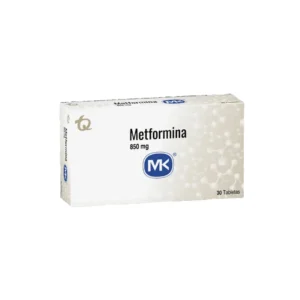 Metformina 850 Mg 30 Tabletas Mk