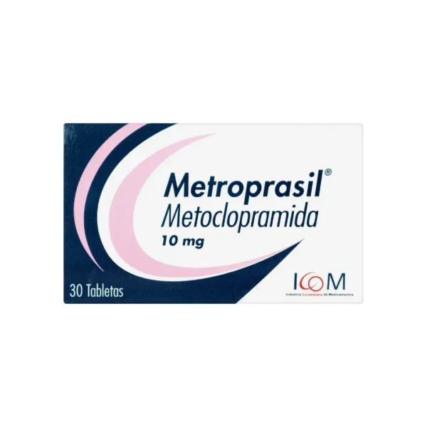 Metroprasil Metoclopramida 10 Mg X 30 Tabletas Icom