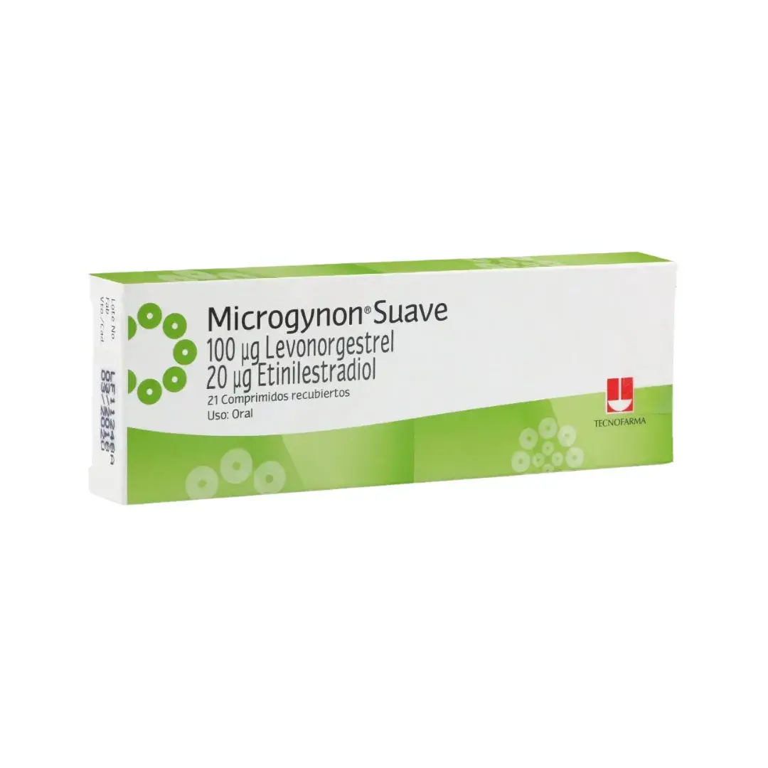 Microgynon Suave Levonorgestrel + Etinilestradiol 21 Grageas