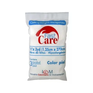 Micropore Piel Fast Care 1/2X3 3Unidades Icom