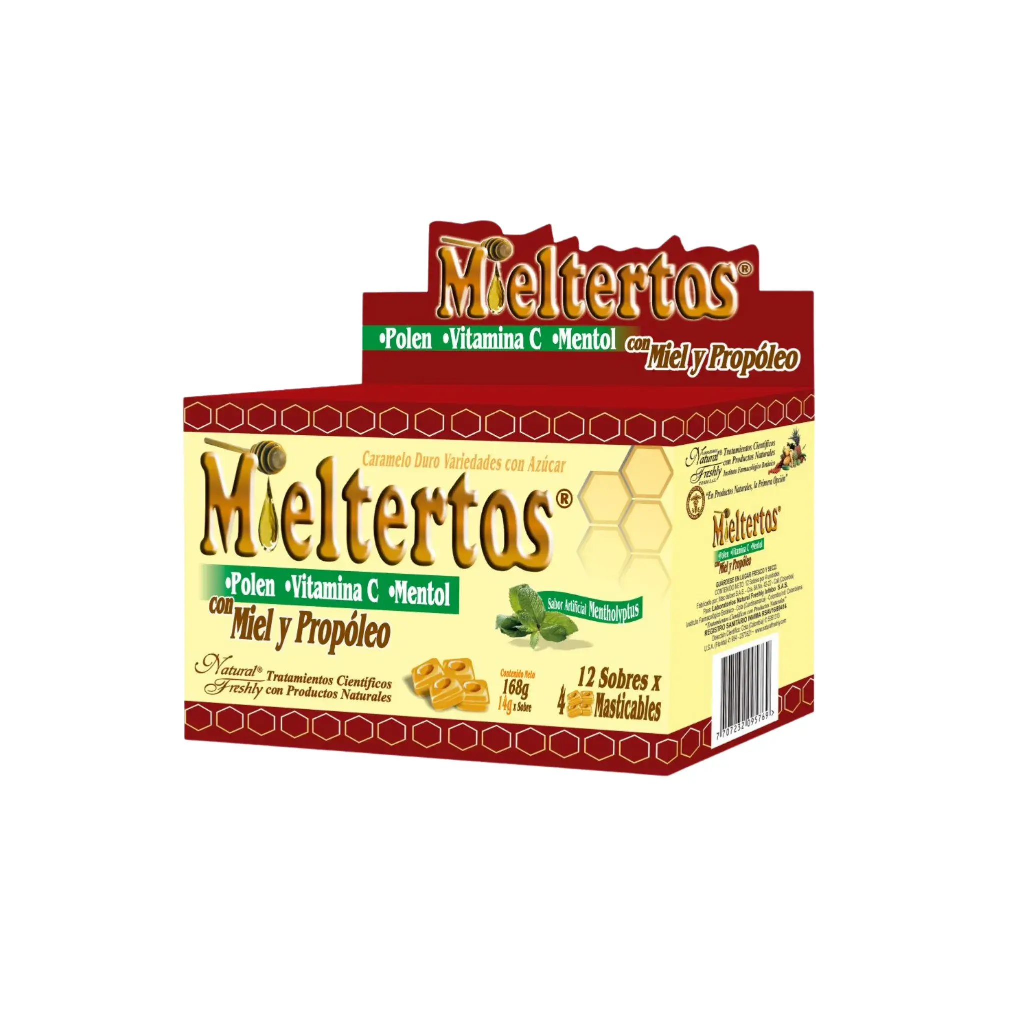Mieltertos Pastillas Masticables 12 Sobres