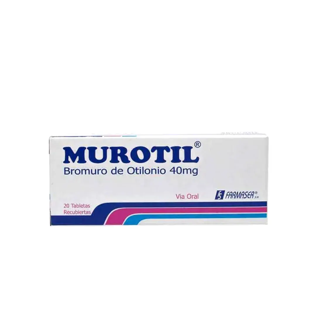 Murotil Bromuro De Otilonio 40 Mg 20 Tabletas