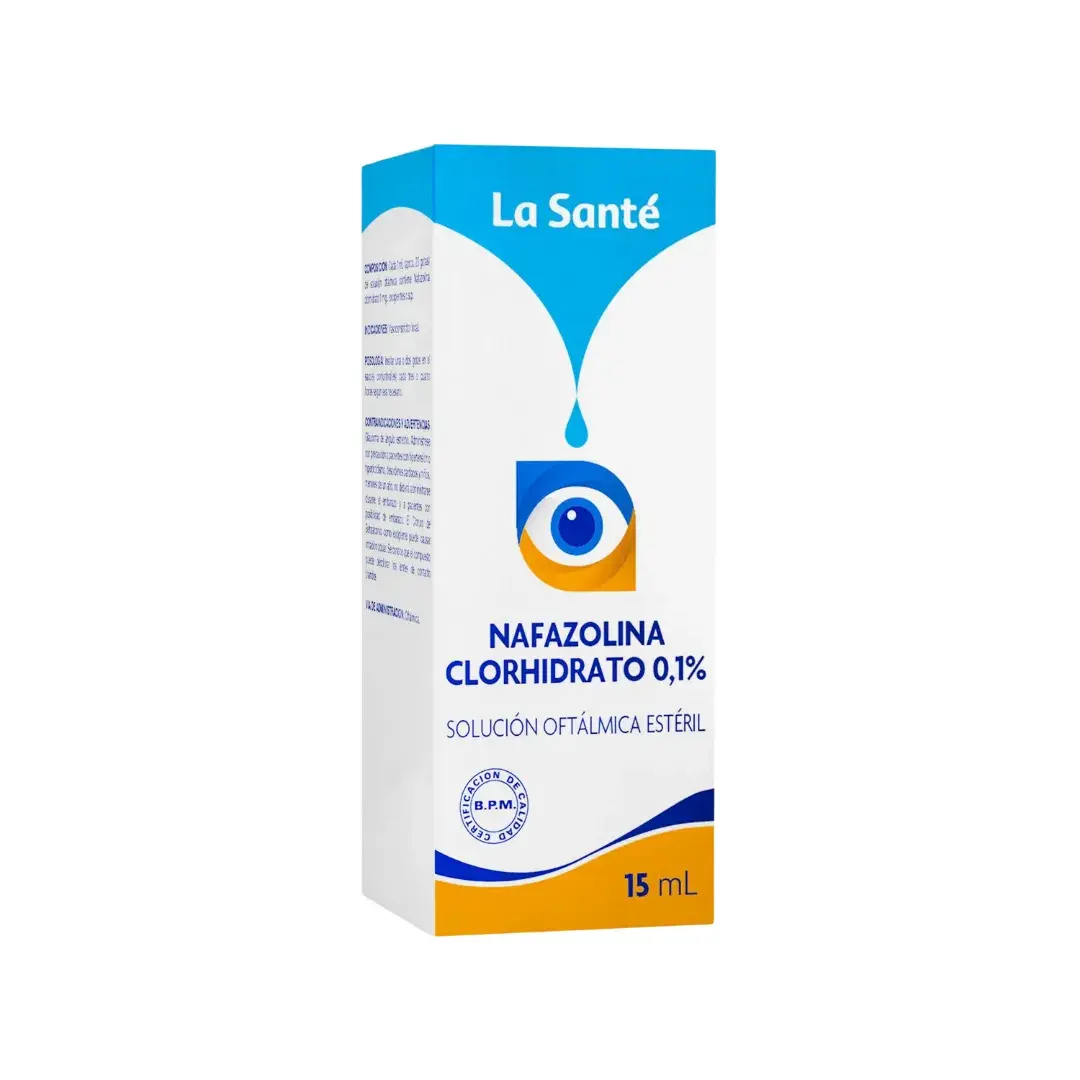 Nafazolina Clorhidrato 0.1% Solucion Oftalmica 15Ml LS
