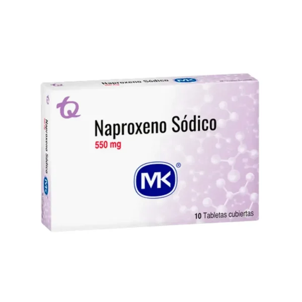 Naproxeno 550 Mg 10 Tabletas Mk