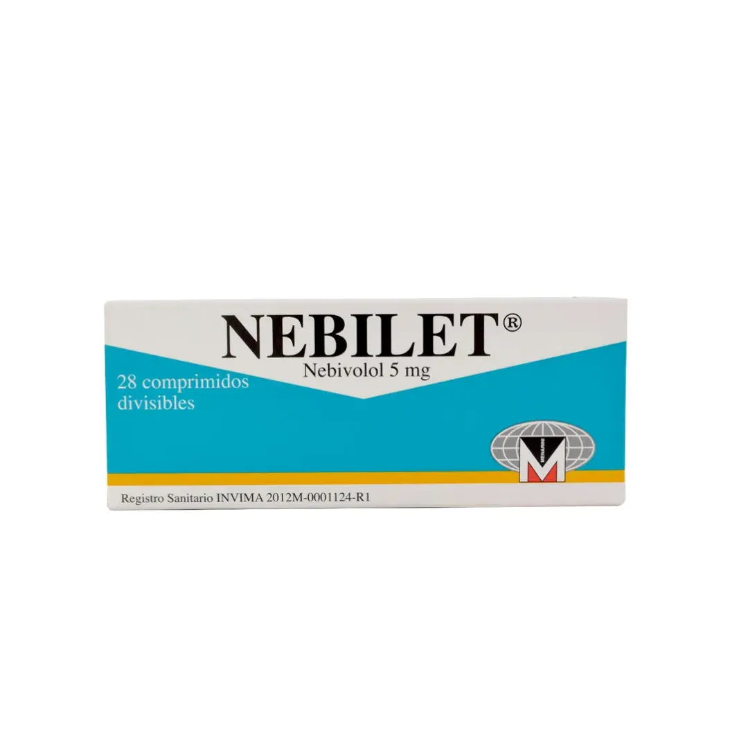 Nebilet Nebivolol Clorhidrato 5 Mg X 28 Capsulas