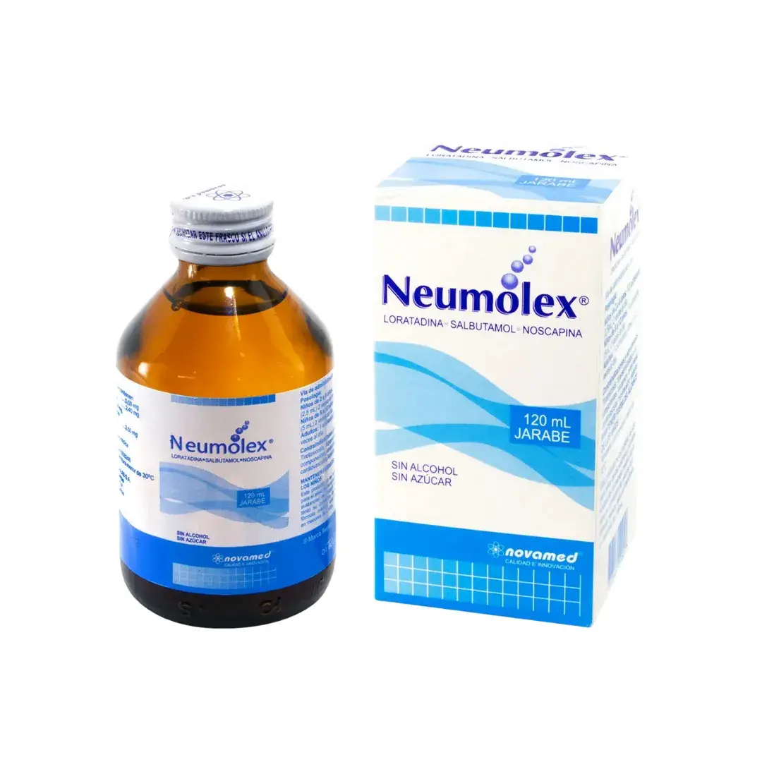Neumolex Loratadina + Terbutalina + Noscapina Jarabe X 120 Ml