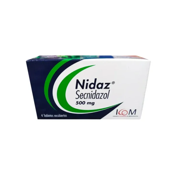 Nidaz Secnidazol 500 Mg 4 Tabletas Icom