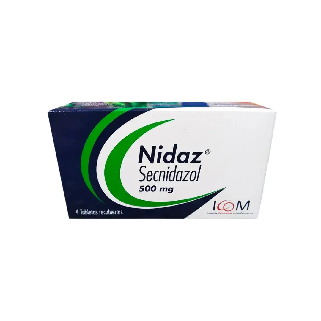 Nidaz Secnidazol 500 Mg 4 Tabletas Icom
