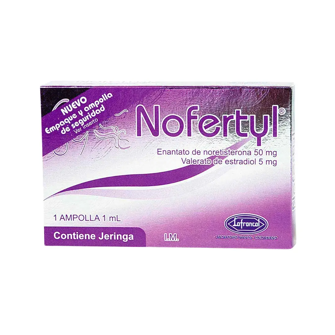 Nofertyl Estradiol, Noretisterona Ampolla 1 Ml Con Jeringa