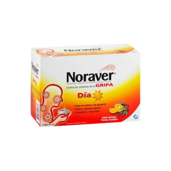 Noraver Gripa Bebida Dia 15 Gr 24 Sobres