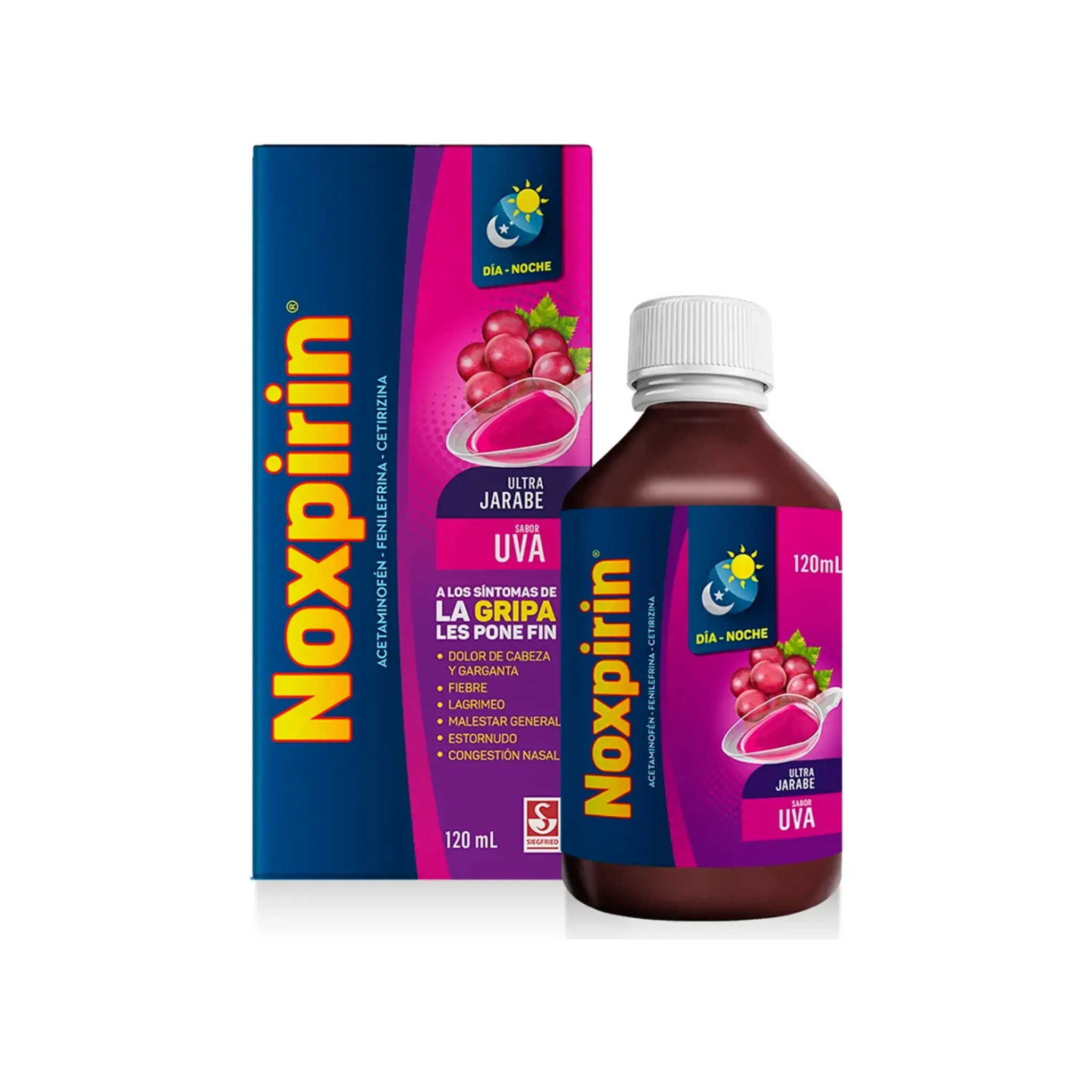 Noxpirin Gripa Ultra Jarabe Uva 60 Ml