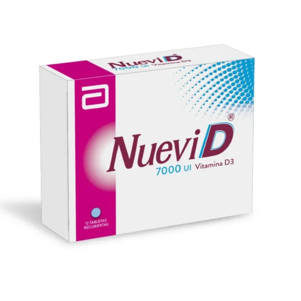Nuevid Vitamina D3 7000 UI X 12 Tabletas