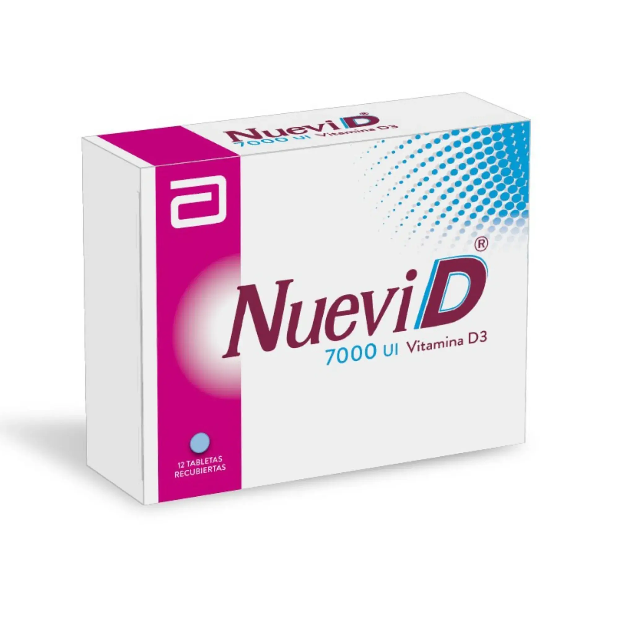 Nuevid Vitamina D3 7000 UI X 12 Tabletas