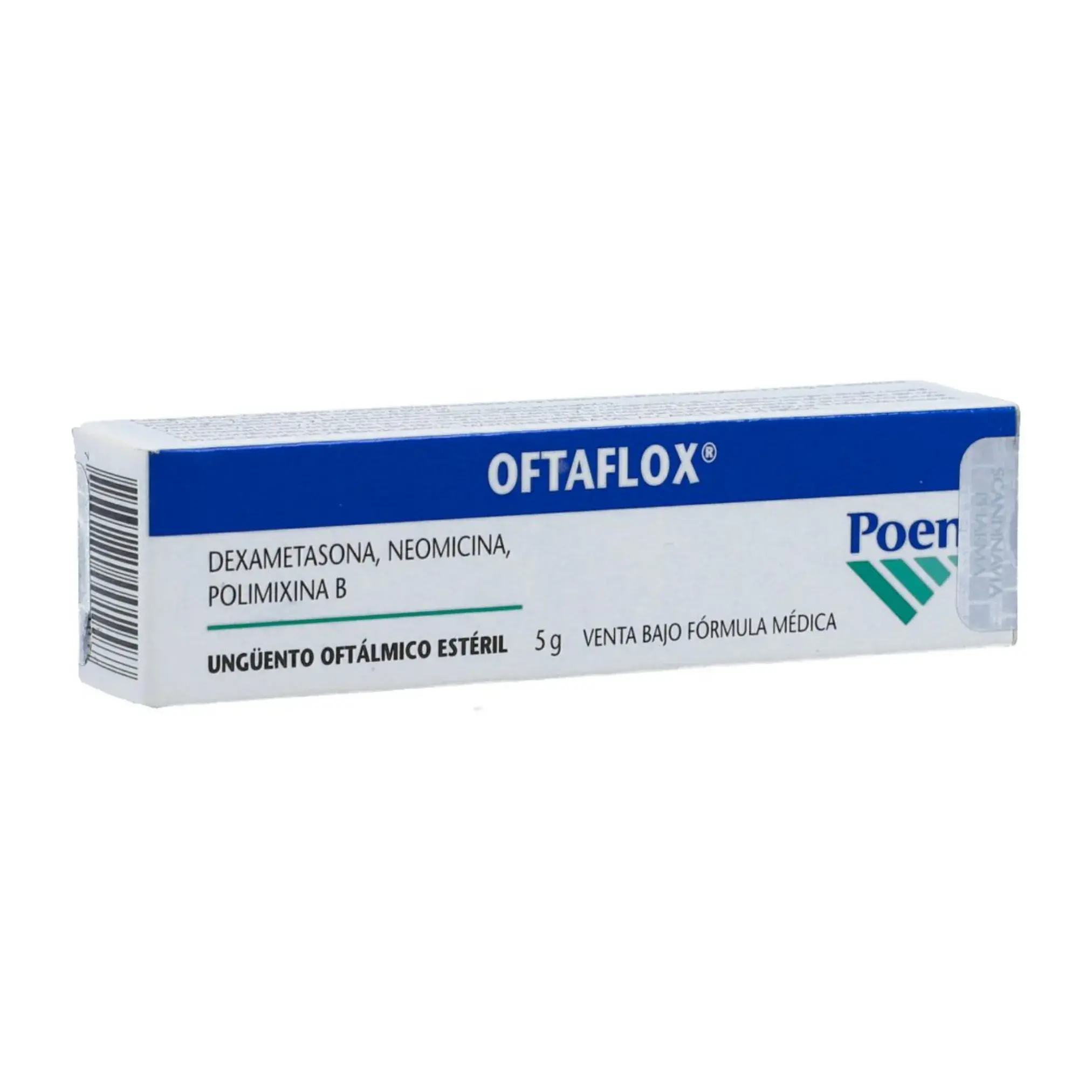 Oftaflox Unguento Neomicina + Polimixina + Dexametasona Oftalmico X 5 Gr