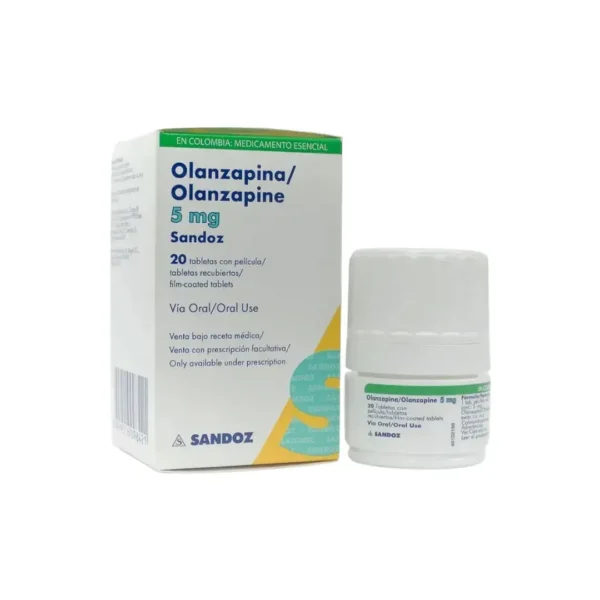 Olanzapina 5 Mg 20 Tabletas Sz