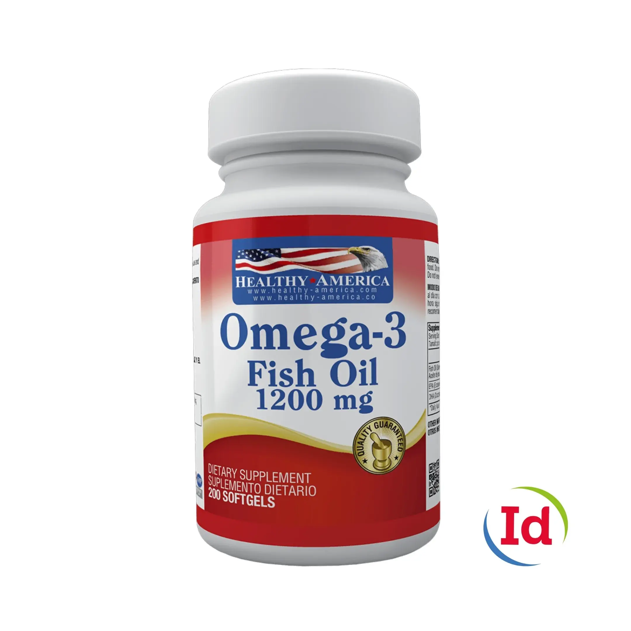 Omega 3 Fish Oil 1200 Mg X 200 Softgels Healthy