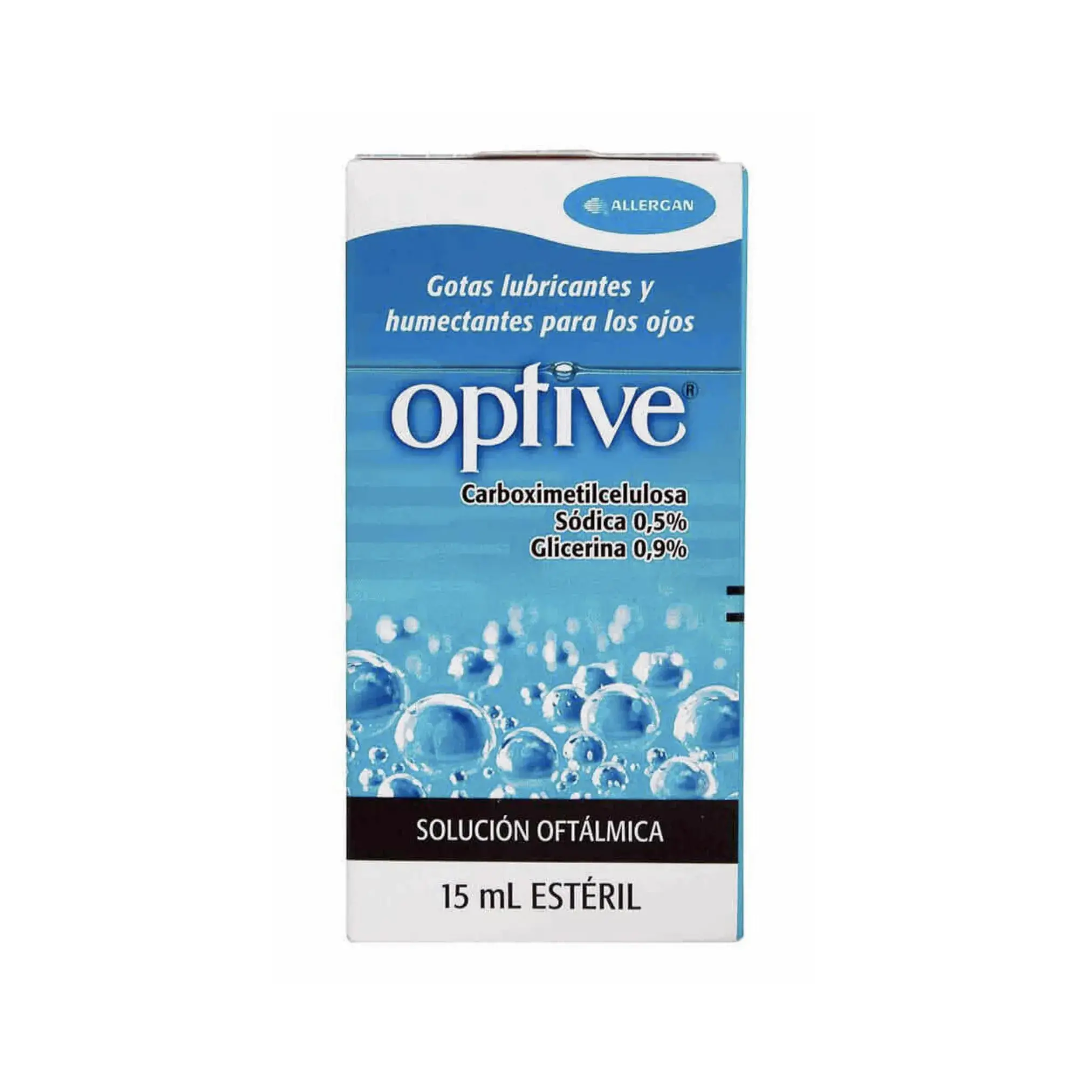 Optive Carboximetilcelulosa Glicerina Solucion Oftalmica 15 Ml