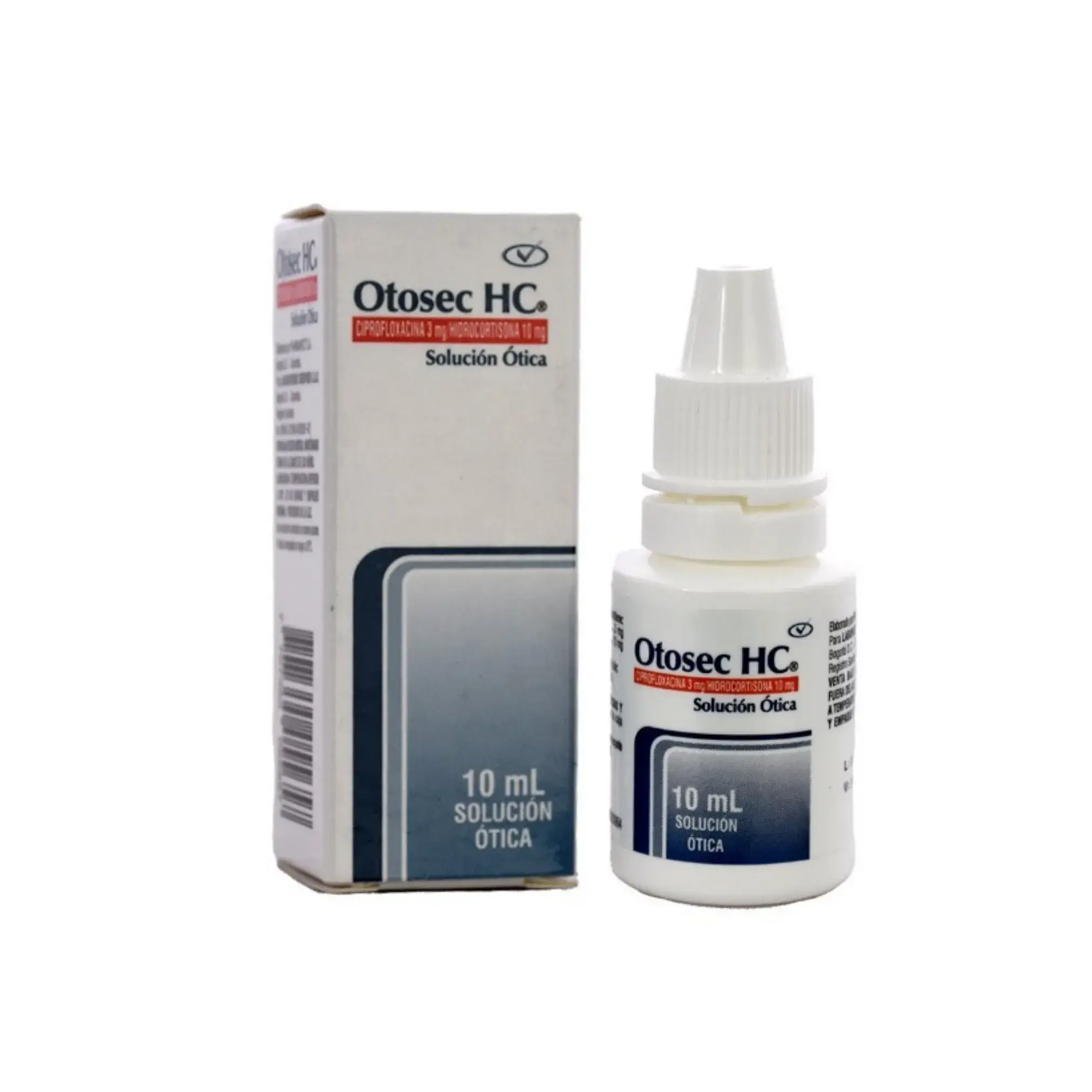 Otosec Hc Ciprofloxacina + Hidrocortisona 0.3% Gotas 10 Ml