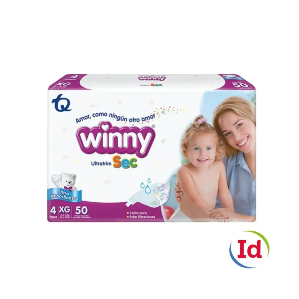 Pañal Winny Ultratrim Sec Etapa 4 X 50 Unidades