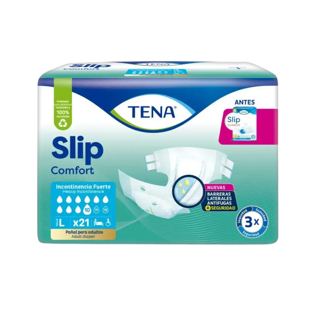 Pañales Tena Slip Comfort Talla L X 21 Uds