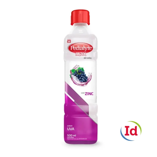 Pedialyte Con Zinc 60 Uva X 500 Ml