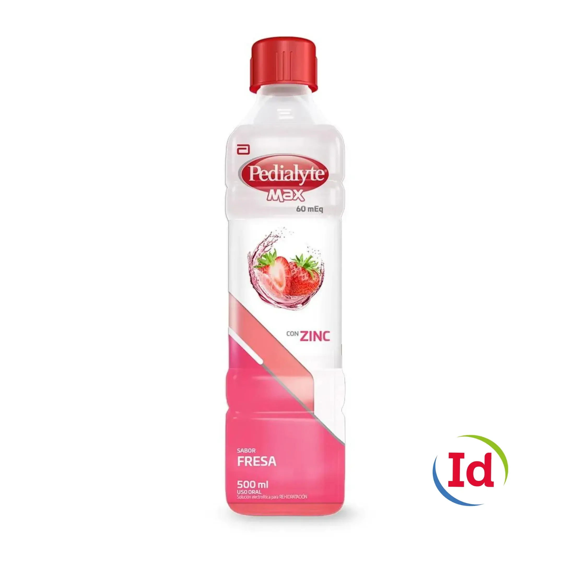 Pedialyte Max Con Zinc 60 Fresa X 500 Ml