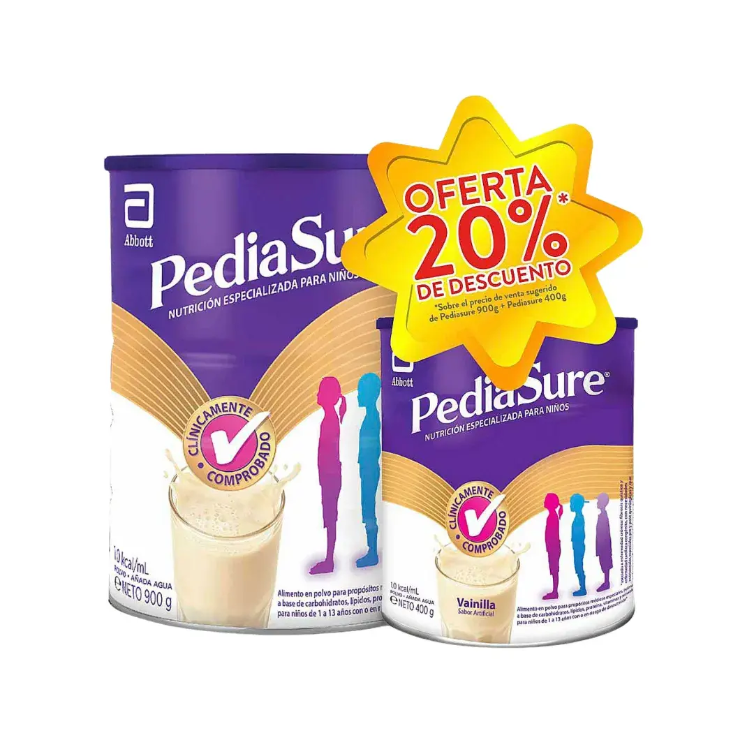 Pediasure Vainilla 900Gr+Ped 400Gr