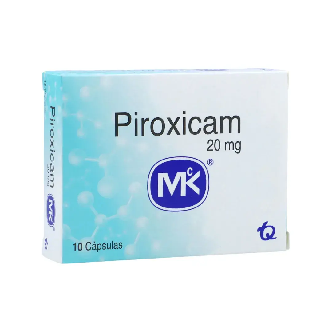 Piroxicam 20 Mg 10 Capsulas Mk