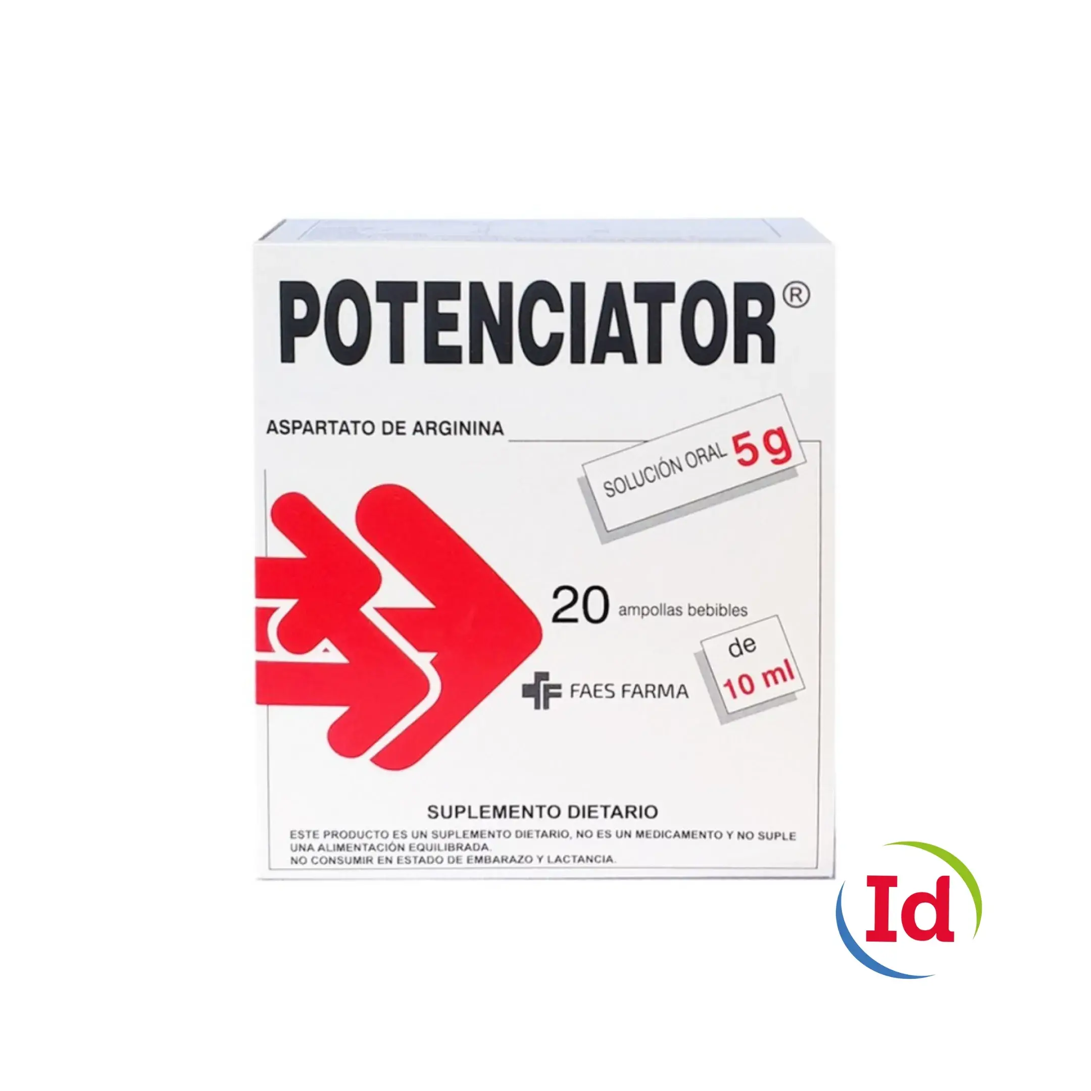 Potenciator Arginina 20 Amp De 10 Ml