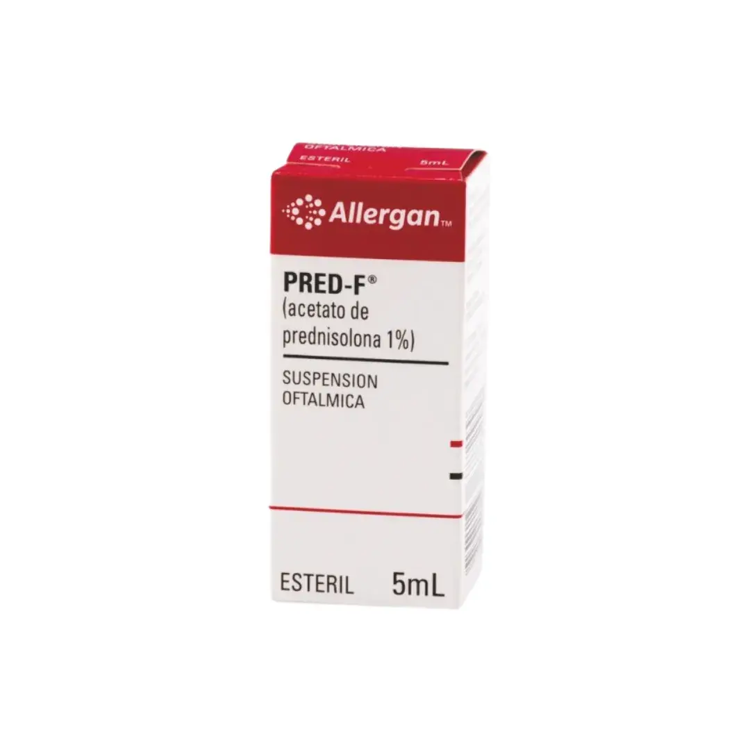 Pred-F Prednisolona Acetato 1.0% Gotas X 5 Ml Da