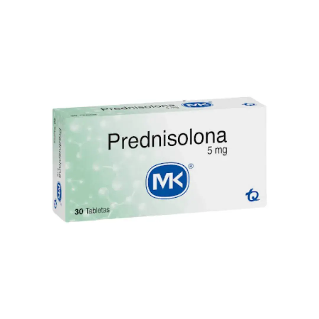Prednisolona 5 Mg 30 Tabletas Mk