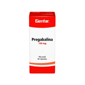 Pregabalina 150 Mg 30 Capsulas Gf