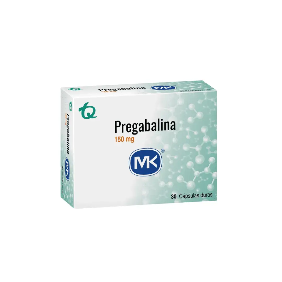 Pregabalina 150 Mg 30 Capsulas Mk