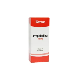 Pregabalina 75 Mg 30 Capsulas Gf