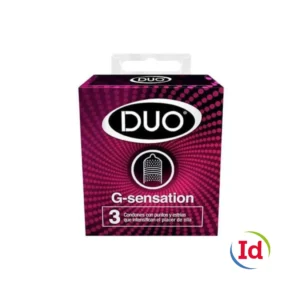 Preservativo Duo G Sensation X 3 Unidades