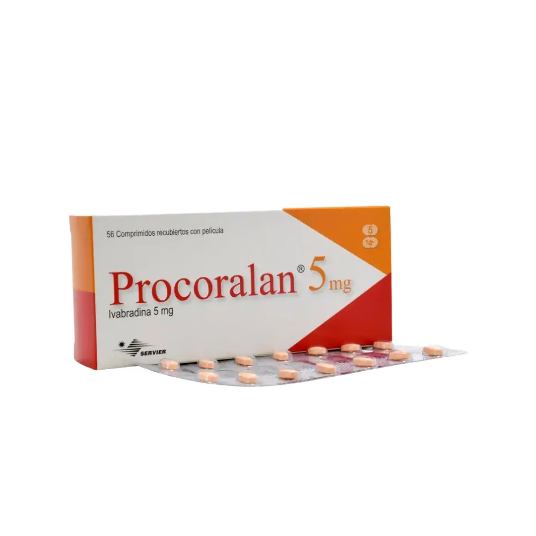 Procoralan Ivabradina 5 Mg 56 Comprimidos