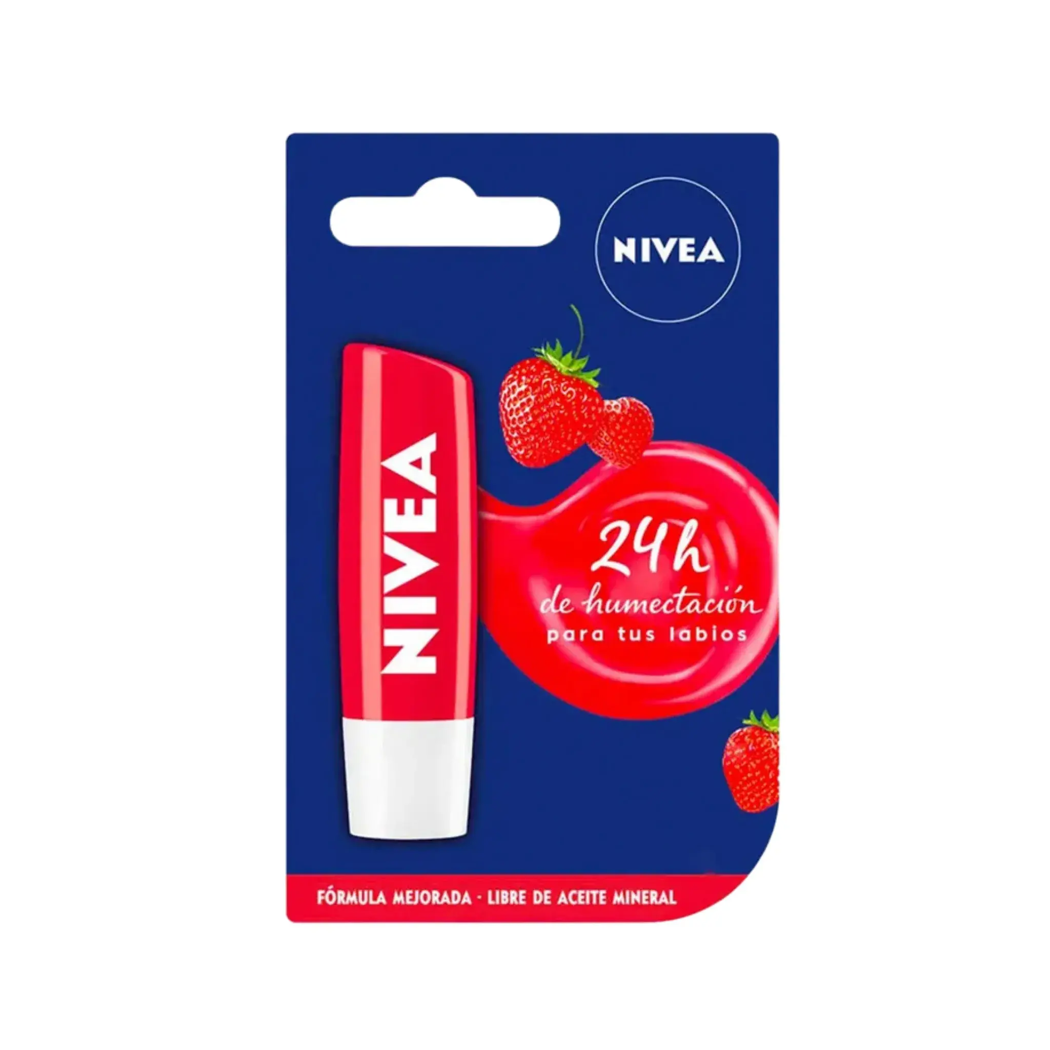 Prot.Labial Nivea Lip Care Fresa