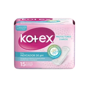 Protector Kotex Diario Indic Bolsa 15Und