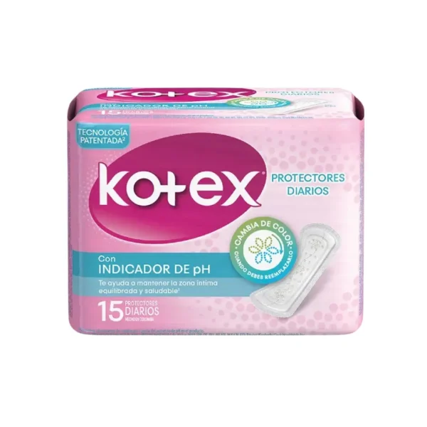 Protector Kotex Diario Indic Bolsa 15Und