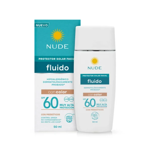 Protector Nude Facial Fluido Col. Spf60 50Ml