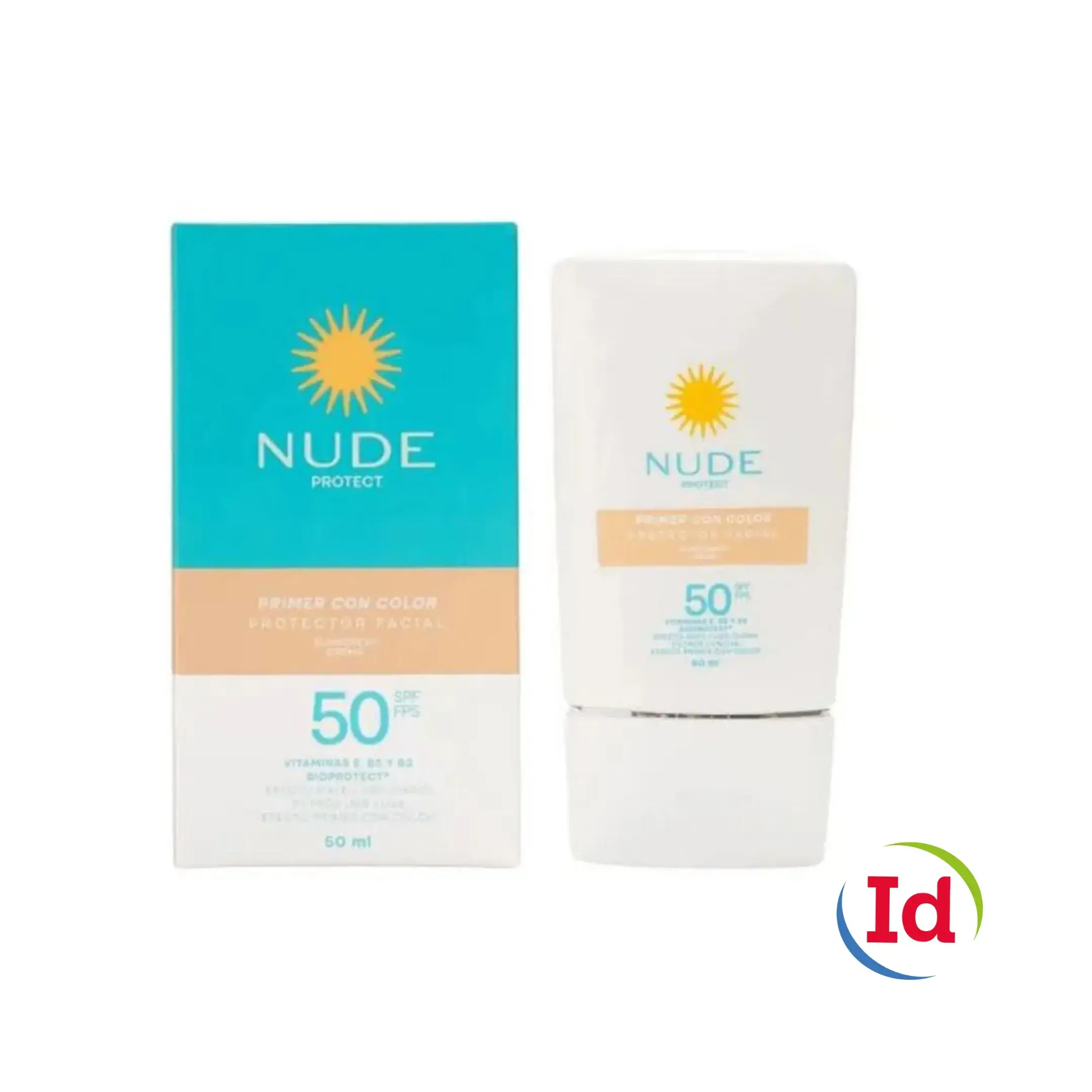 Protector Solar Nude SPF50 Facial Color Biopro X 50Ml