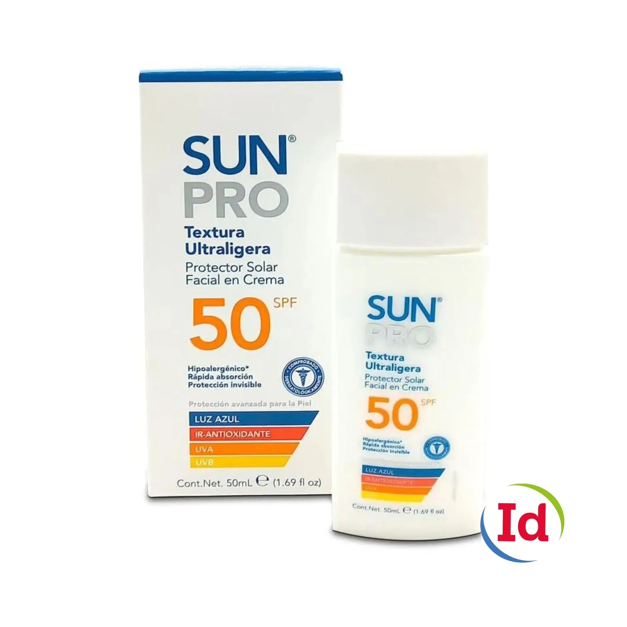 Protector Solar Sun Pro Textura Ultraligera SPF50 X 50 Ml